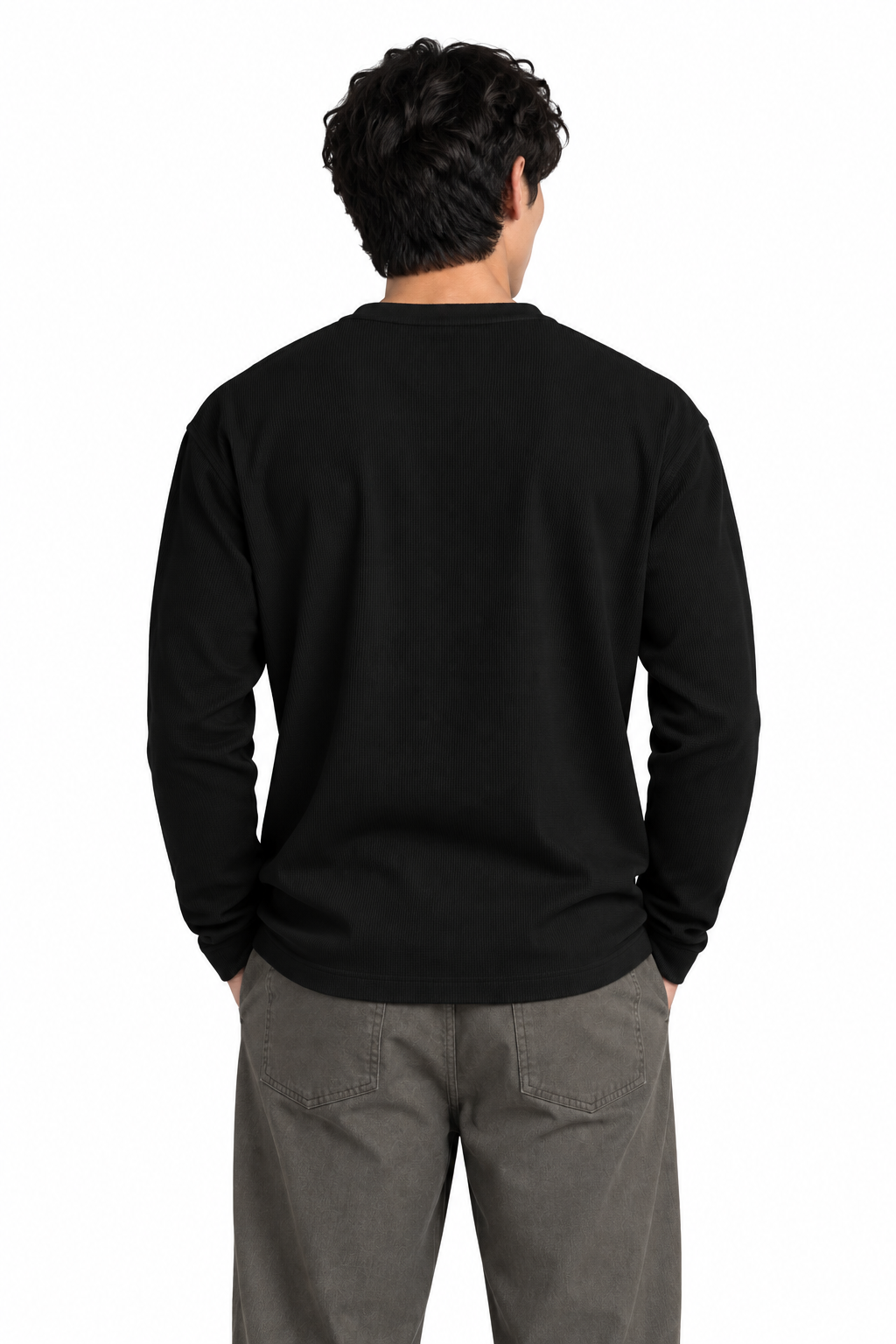 Maverick Henley Black