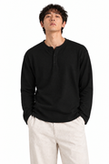 Maverick Henley Black