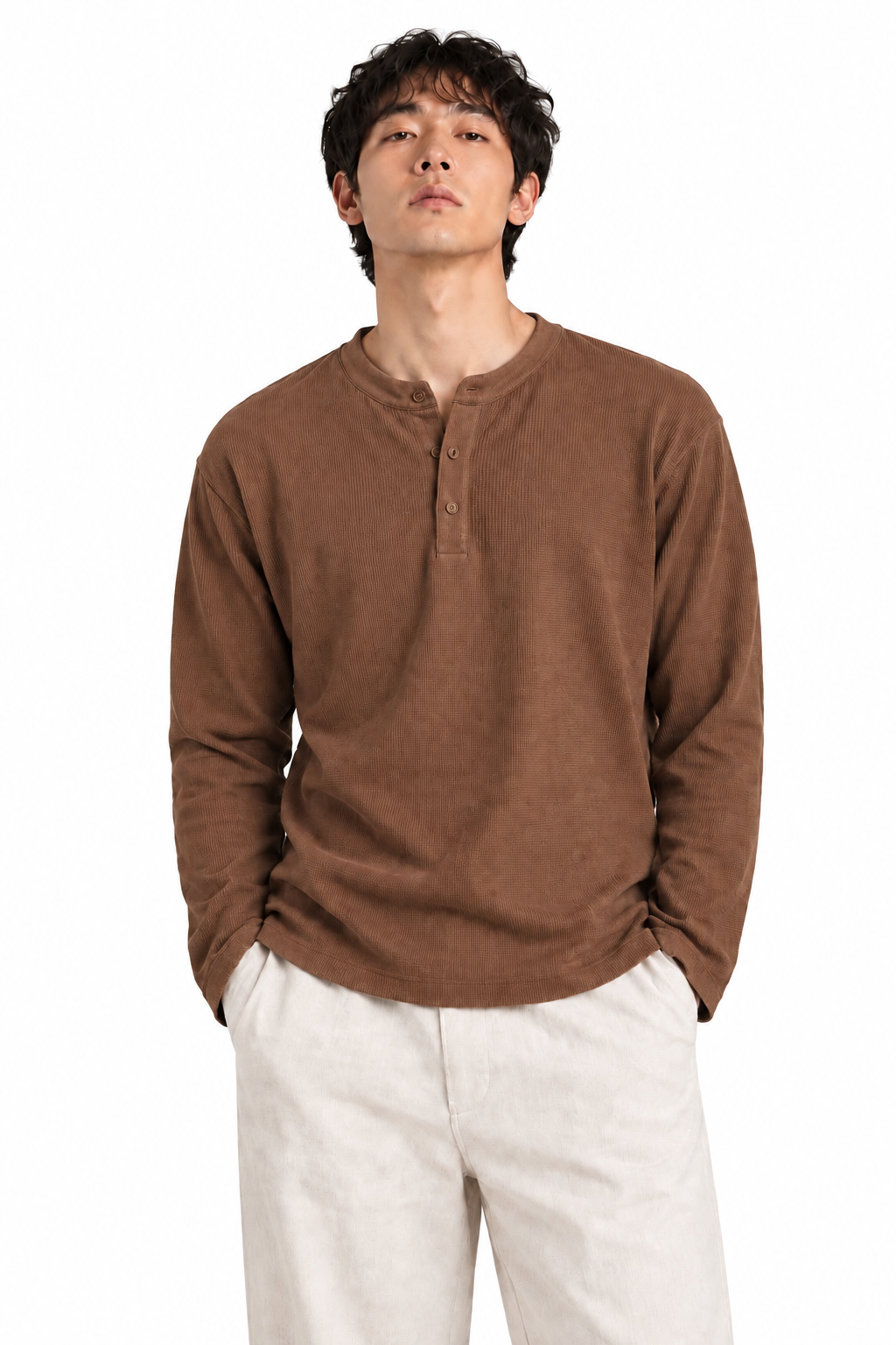 Maverick Henley Rust