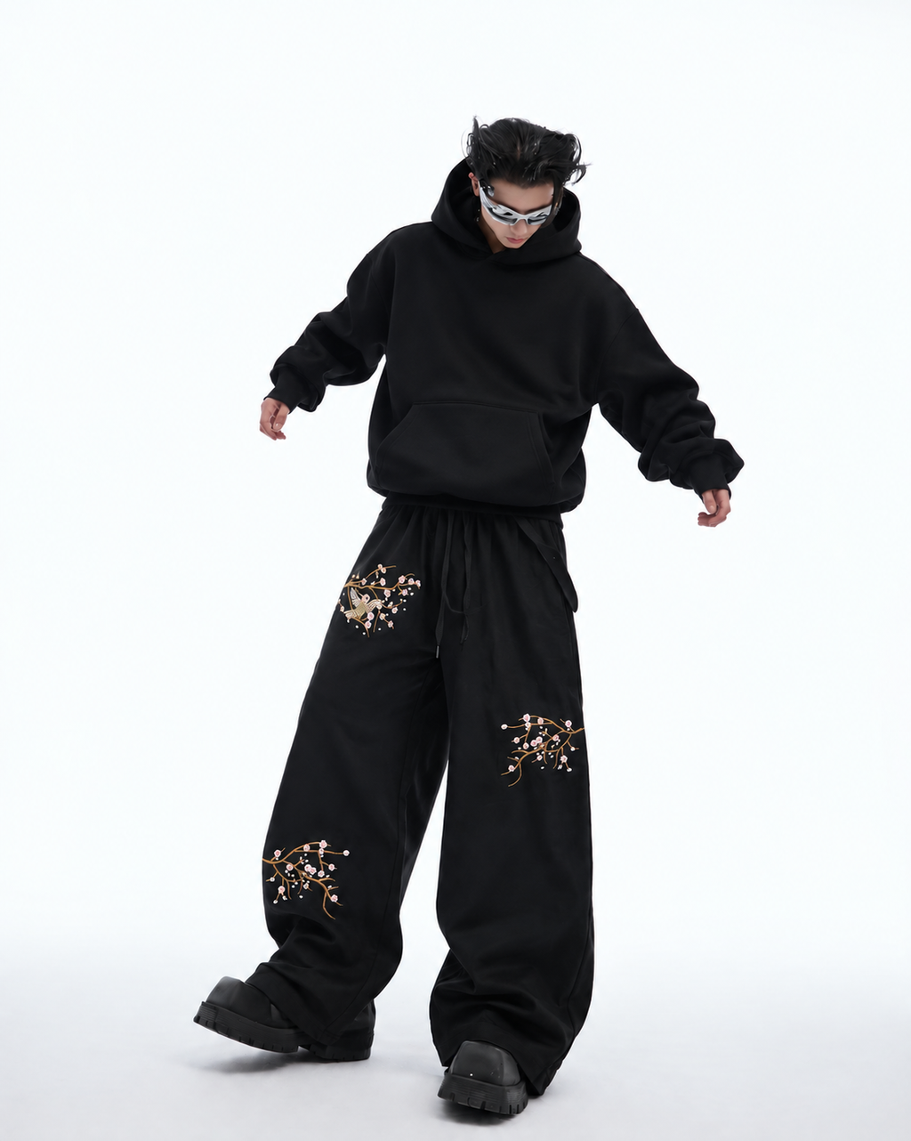 CHERRY BLOSSOM / BARREL SWEATPANTS