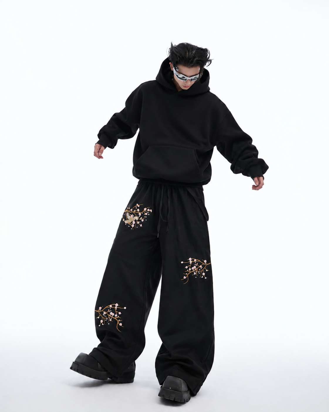 CHERRY BLOSSOM / BARREL SWEATPANTS