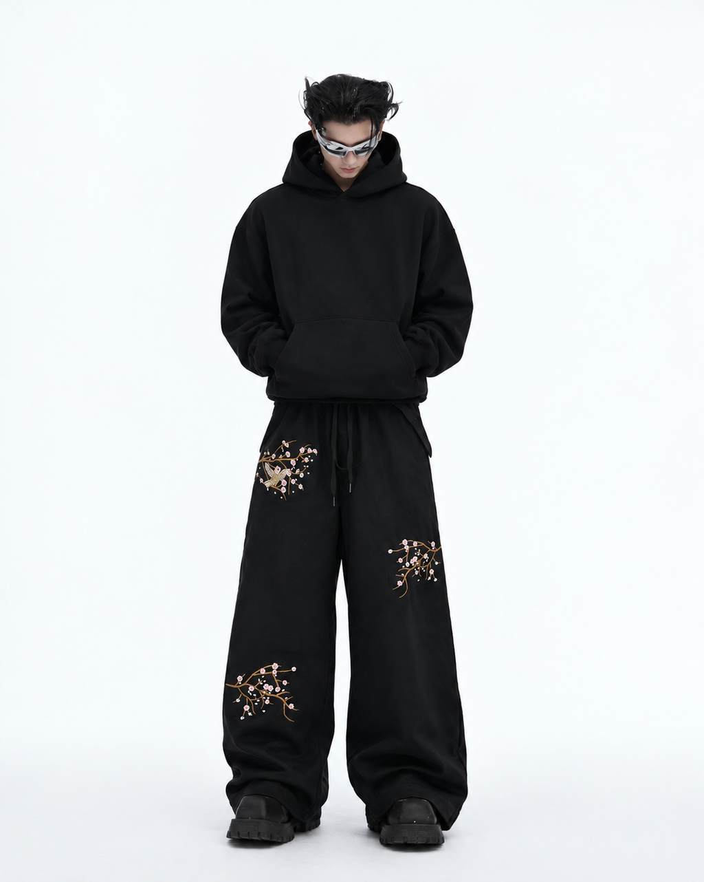 CHERRY BLOSSOM / BARREL SWEATPANTS