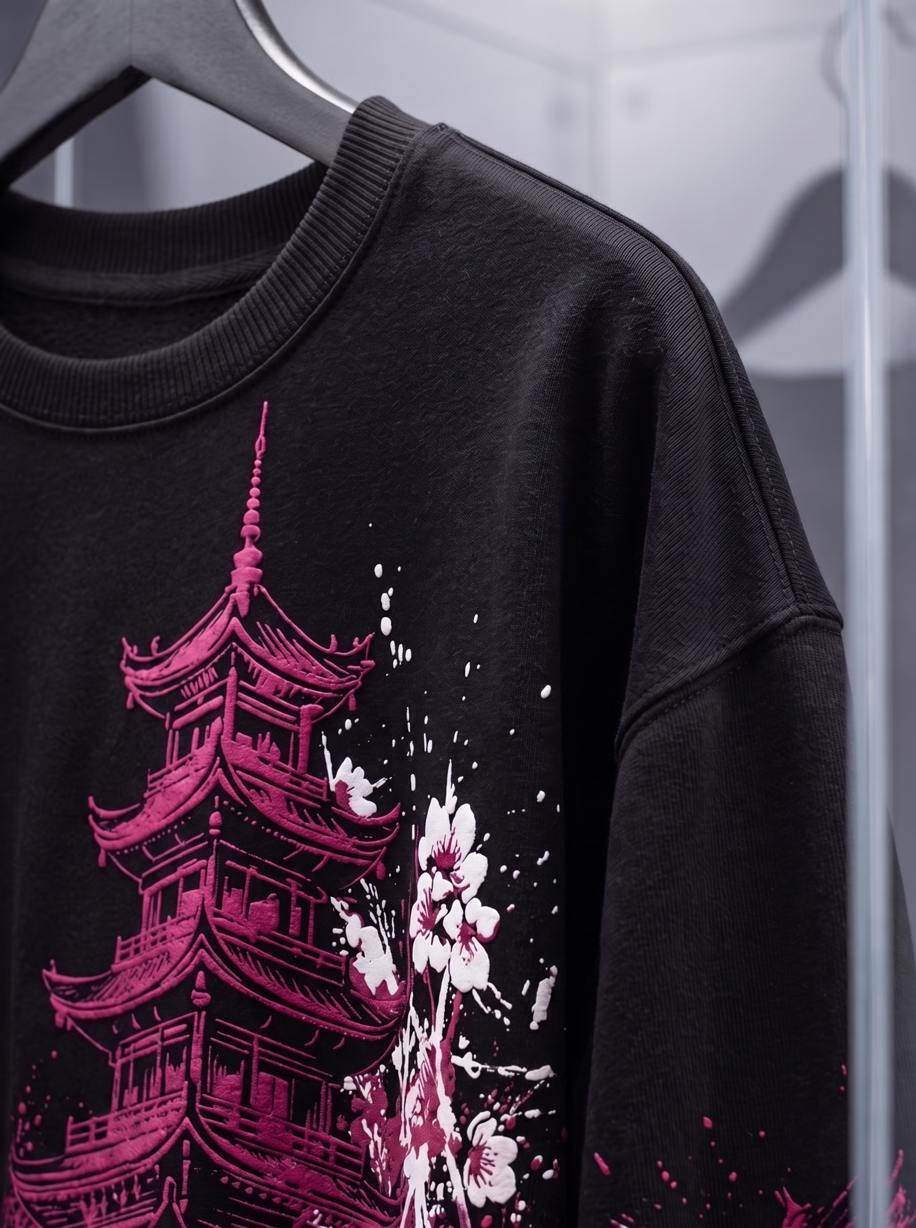 Crimson Bloom Tee