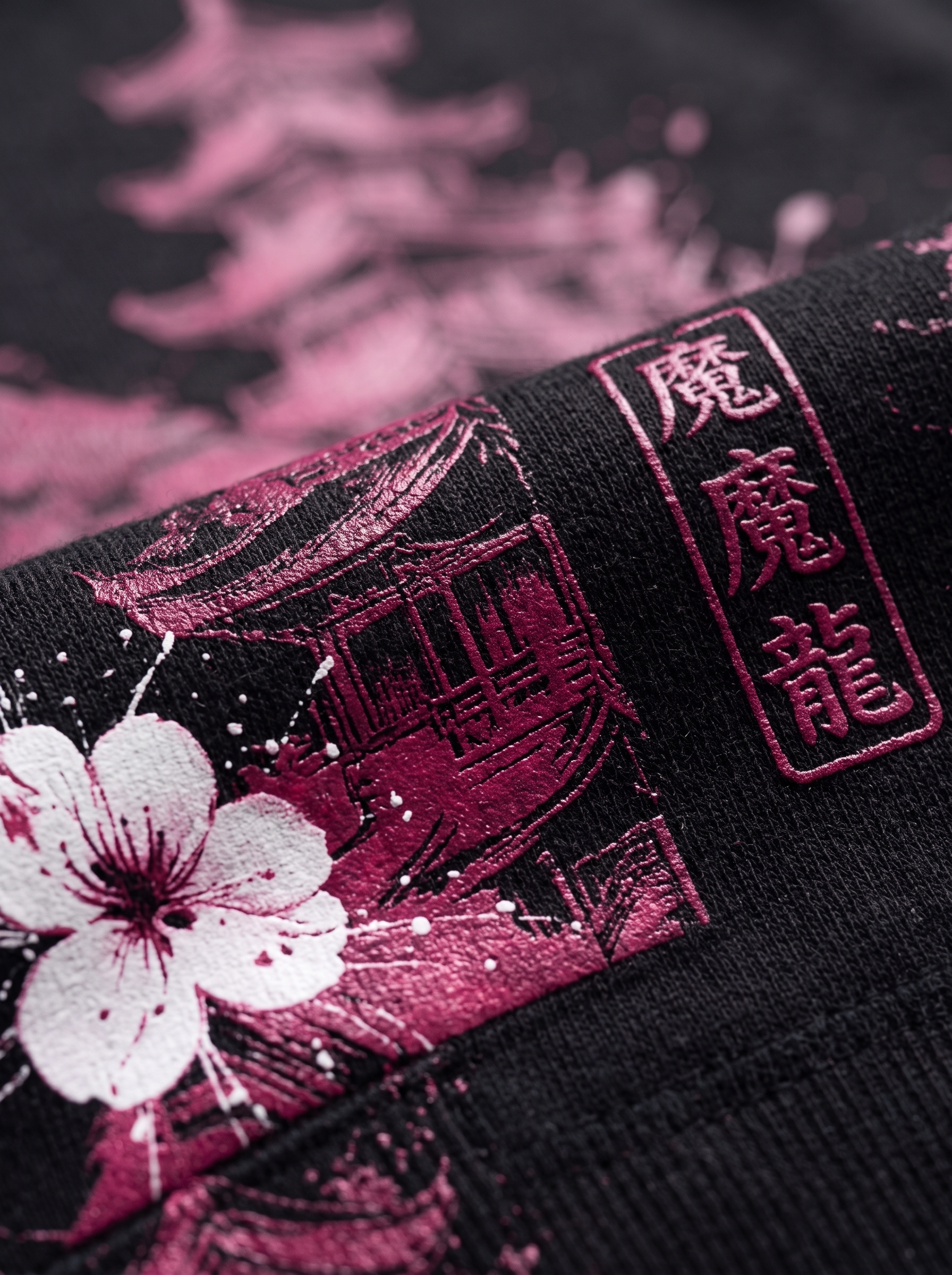 Crimson Bloom Tee
